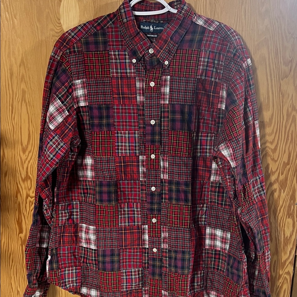 Ralph Lauren Men's Multicolor Plaid Button Down Shirt
